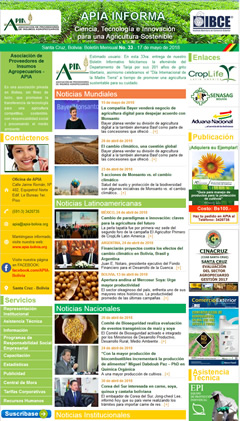 Noticias Destacadas del Sector Agrícola | Abril 2018