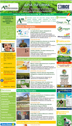 Noticias Destacadas del Sector Agrícola | Junio 2018