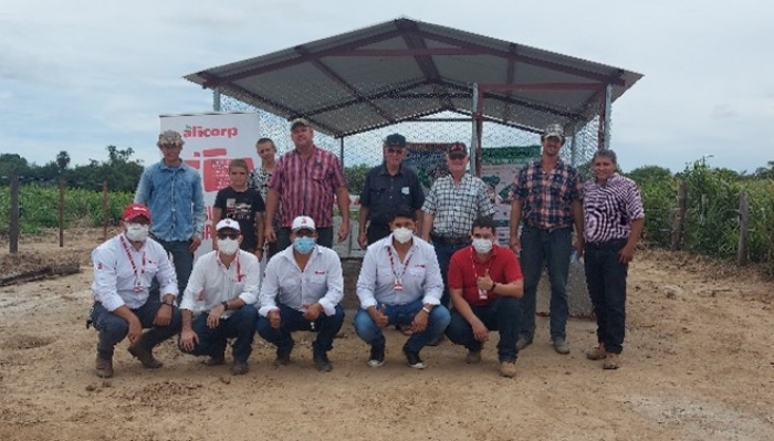 Inauguración del centro de acopio de envases en colonia canadiense