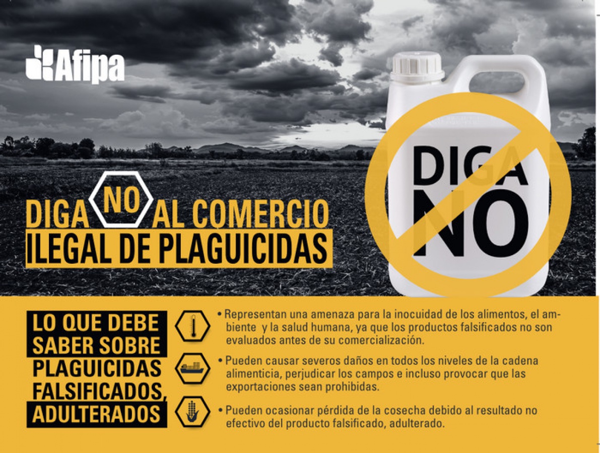 Diga NO al comercio ilegal de plaguicidas